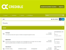 Tablet Screenshot of credible.nl